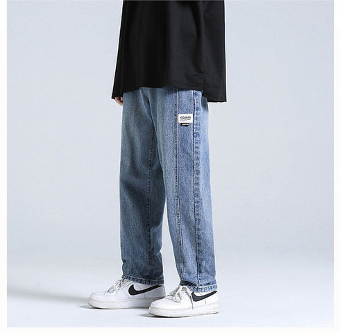Men's Straight-Leg Loose Fit Denim Jeans