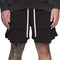Men's Straight Casual Drawstring Jogger Track Shorts