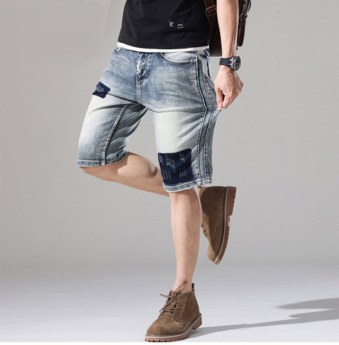Men's Straight Fit Casual Urban Jean Denim Shorts