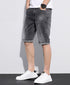 Men's Straight Five Pocket Casual Jean Denim Shorts