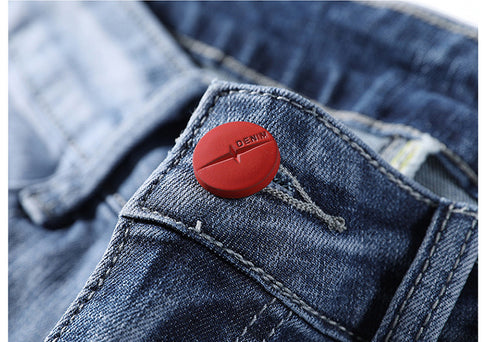 Men's Straight Five Pocket Casual Jean Denim Shorts