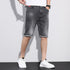 Men's Straight Five Pocket Casual Jean Denim Shorts