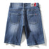 Men's Straight Five Pocket Casual Jean Denim Shorts