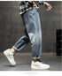 Men's Straight Loose Fit Denim Jeans
