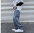 Men's Streetwear Jeans Loose Straight Fit Denim Pants