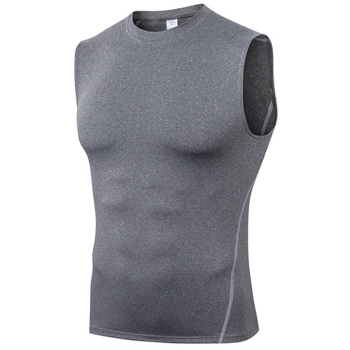 Men's Stretch Body Shaper Bodybuilding Sport Undershirt Tank