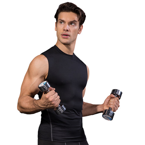 Men's Stretch Body Shaper Bodybuilding Sport Undershirt Tank
