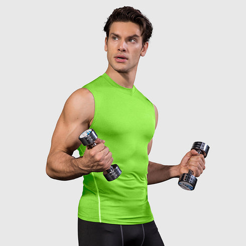 Men's Stretch Body Shaper Bodybuilding Sport Undershirt Tank