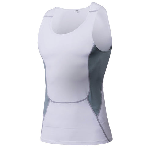 Men's Stretch Body Shaper Play Basketball Running Tank