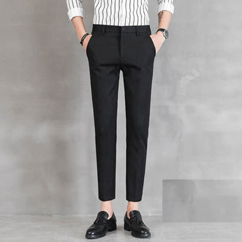 Men's Stretch Pleat-Front Plus Size Dress Pants