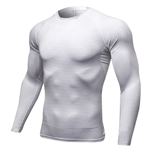 Men's Stretchy Skinny Sweatshirts Fitness Sport Top