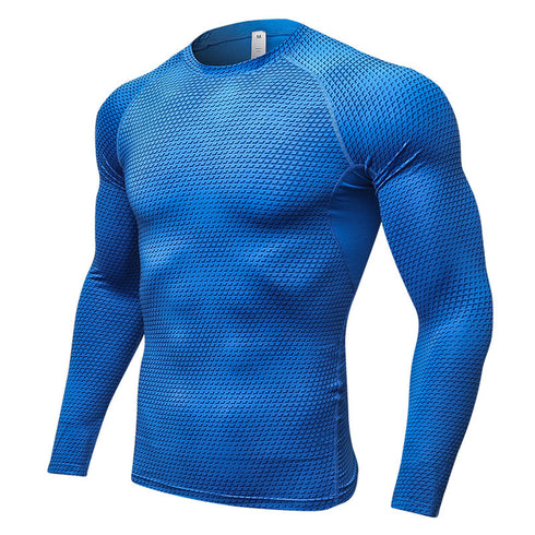 Men's Stretchy Skinny Sweatshirts Fitness Sport Top