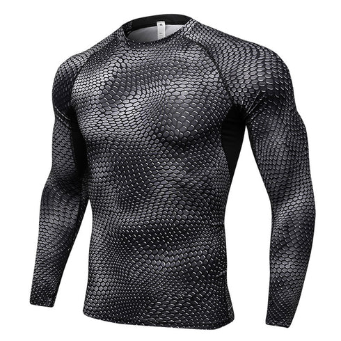 Men's Stretchy Skinny Sweatshirts Fitness Sport Top