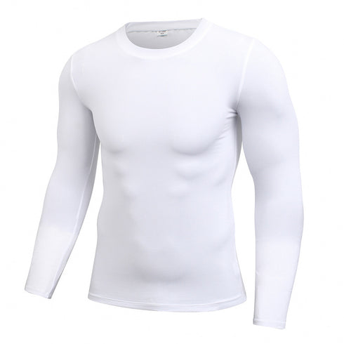 Men's Stretchy Sweatshirts Top Fitness Sport Undershirt