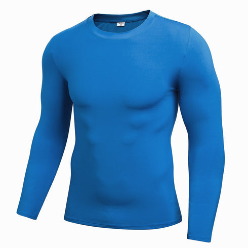 Men's Stretchy Sweatshirts Top Fitness Sport Undershirt