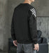 Men's Striped Fleece-Lined Casual Workout Pullover Sweatshirts