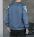 Men's Striped Fleece-Lined Casual Workout Pullover Sweatshirts