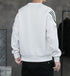 Men's Striped Fleece-Lined Casual Workout Pullover Sweatshirts