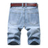 Men's Summer Distressed Casual Straight Denim Jean Shorts