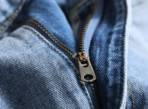 Men's Summer Distressed Casual Straight Denim Jean Shorts