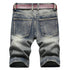 Men's Summer Distressed Casual Straight Denim Jean Shorts