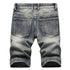 Men's Summer Distressed Casual Straight Denim Jean Shorts