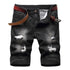 Men's Summer Distressed Casual Straight Denim Jean Shorts
