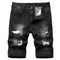 Men's Summer Distressed Casual Straight Denim Jean Shorts