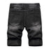Men's Summer Distressed Casual Straight Denim Jean Shorts