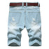 Men's Summer Distressed Casual Straight Denim Jean Shorts