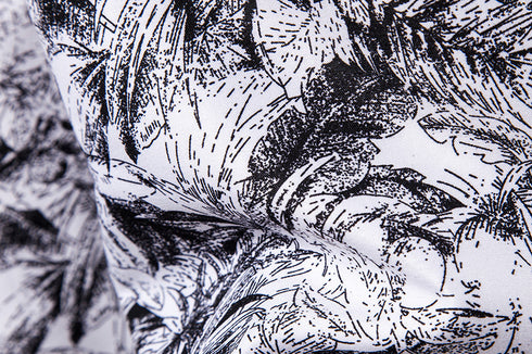 Men's Summer Printed Casual Beach Shorts With Drawstring