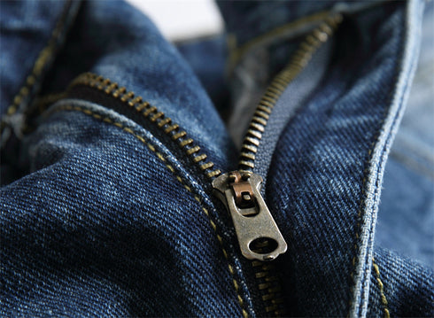 Men's Summer Slim Fit Holes Casual Denim Jean Shorts