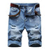 Men's Summer Slim Fit Holes Casual Denim Jean Shorts