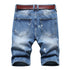 Men's Summer Slim Fit Holes Casual Denim Jean Shorts
