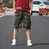 Men's Summer Straight Leg Utility Plaid Cargo Shorts