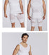 Men's Tank Tops Chest Abdomen Side Rows Clasp Undershirts