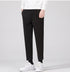 Men's Thicken Slim Fit Cropped Pleat-Front Dress Pants