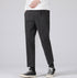 Men's Thicken Slim Fit Cropped Pleat-Front Dress Pants