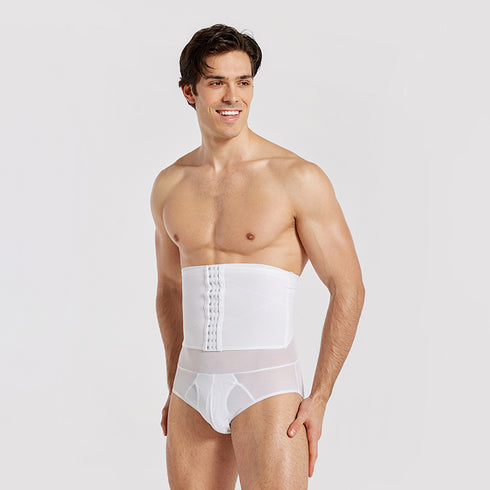 Men's Tummy Control Shaping Control Briefs with Waist Girdle