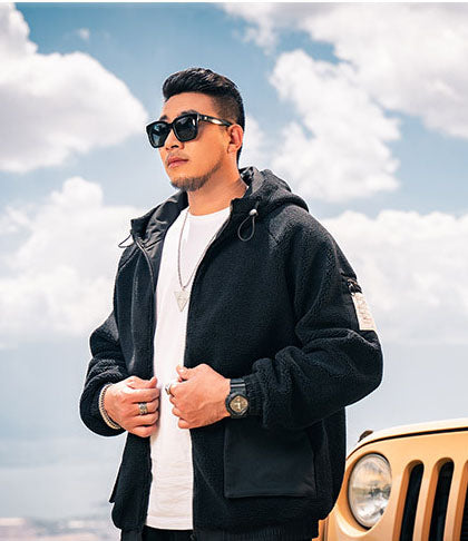 Men's Warm Fleece Outdoor Plus Size Jacket Coats