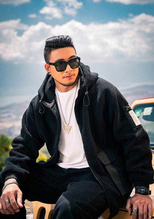 Men's Warm Fleece Outdoor Plus Size Jacket Coats