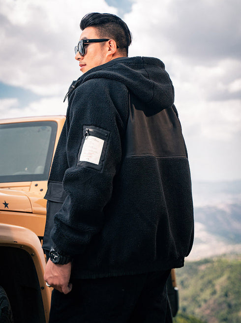 Men's Warm Fleece Outdoor Plus Size Jacket Coats