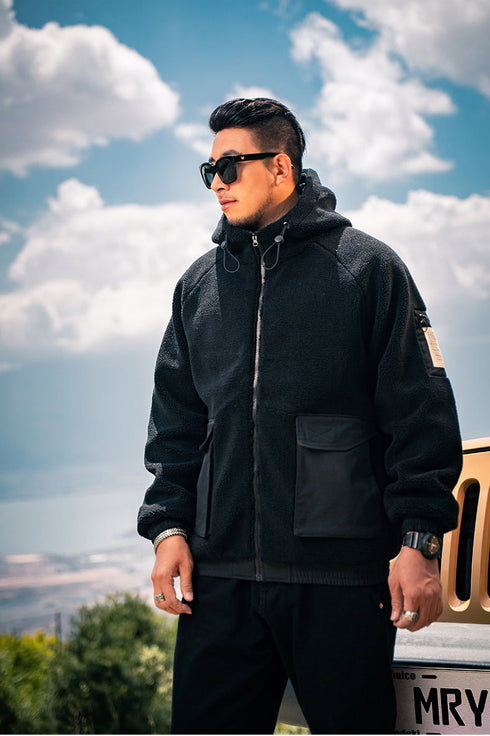 Men's Warm Fleece Outdoor Plus Size Jacket Coats