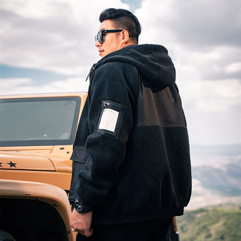 Men's Warm Fleece Outdoor Plus Size Jacket Coats