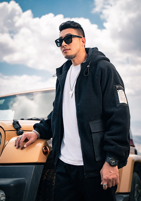 Men's Warm Fleece Outdoor Plus Size Jacket Coats