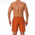 Men's Water Sport Printed Lightweight Swim Trunks