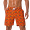 Men's Water Sport Printed Lightweight Swim Trunks
