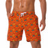 Men's Water Sport Printed Lightweight Swim Trunks
