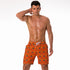 Men's Water Sport Printed Lightweight Swim Trunks