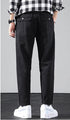 Men's Flat Front Winter Athletic Straight Leg Cropped Pants